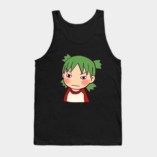 sulking angry yotsuba funny reaction meme Tank Top